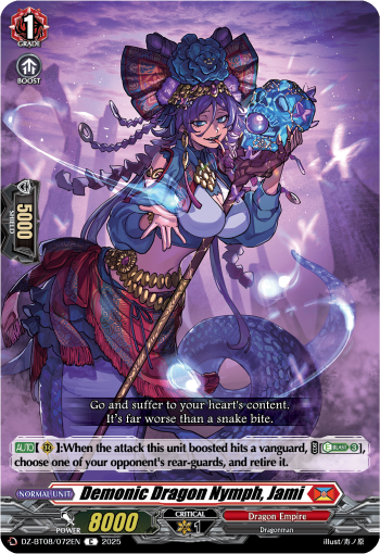 DZ-BT08/072EN Demonic Dragon Nymph, Jami C DZBT08