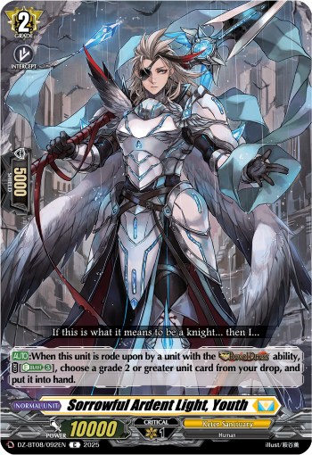 DZ-BT08/092EN Sorrowful Ardent Light, Youth C DZBT08