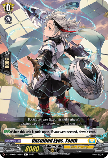 DZ-BT08/098EN Unsullied Eyes, Youth C DZBT08