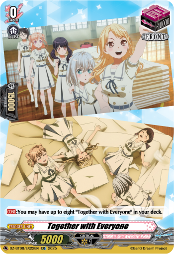 DZ-BT08/EX22EN Together with Everyone EXC DZBT08