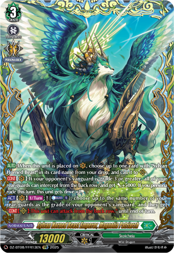 DZ-BT08/FFR13EN Sylvan Horned Beast Emperor, Magnolia Patriarch FFR DZBT08