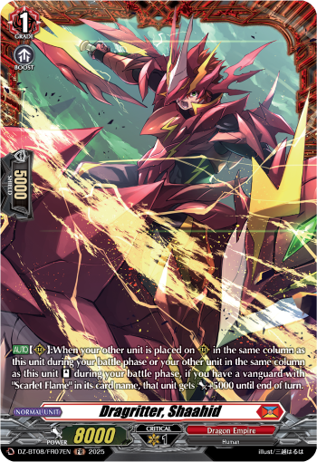 DZ-BT08/FR07EN Dragritter, Shaahid FR DZBT08