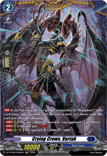 DZ-BT08/FR09EN Crying Crows, Vartak FR DZBT08