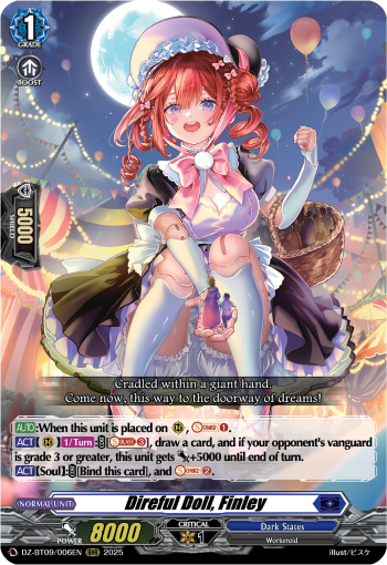 DZ-BT09/006EN Direful Doll, Finley RRR DZBT09