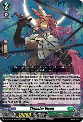 DZ-BT09/016EN Thruster Vixen RRR DZBT09