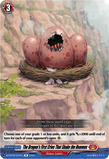 DZ-BT09/044EN The Dragon's First Cries That Shake the Heavens R DZBT09