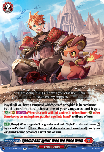 DZ-BT09/045EN Sperod and Sybilt, Who We Once Were R DZBT09