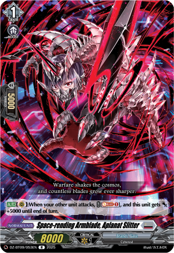 DZ-BT09/053EN Space-rending Armblade, Aplanat Slitter R DZBT09