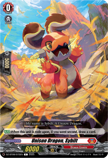 DZ-BT09/073EN Unison Dragon, Sybilt C DZBT09