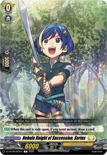 DZ-BT09/097EN Nebula Knight of Succession, Serius C DZBT09