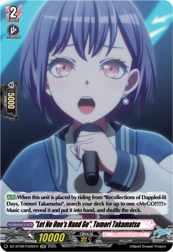 DZ-BT09/EX02EN "Let No One's Hand Go", Tomori Takamatsu EXC DZBT09