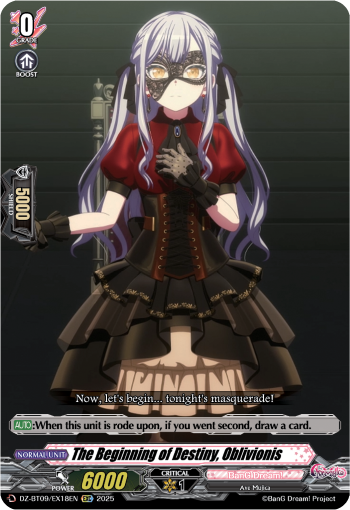 DZ-BT09/EX18EN The Beginning of Destiny, Oblivionis EXC DZBT09