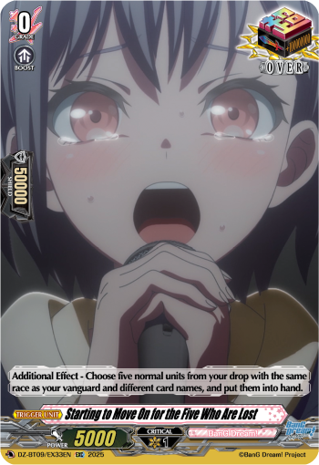 DZ-BT09/EX33EN Starting to Move On for the Five Who Are Lost EXC DZBT09