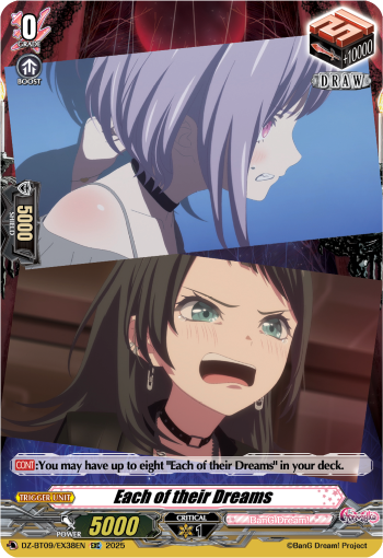 DZ-BT09/EX38EN Each of their Dreams EXC DZBT09