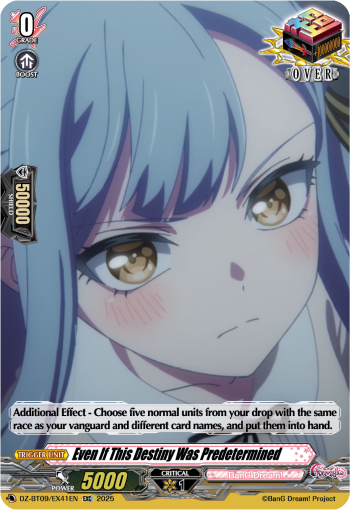 DZ-BT09/EX41EN Even If This Destiny Was Predetermined EXC DZBT09