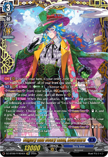 DZ-BT09/FFR04EN Sugary and Scary Land, Heartluru FFR DZBT09