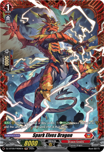 DZ-BT09/FR06EN Spark Elves Dragon FR DZBT09