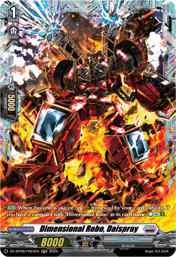 DZ-BT09/FR24EN Dimensional Robo, Daispray FR DZBT09