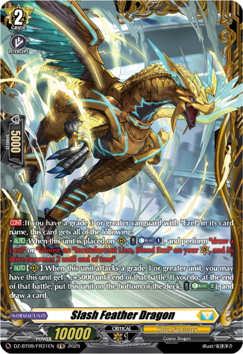 DZ-BT09/FR31EN Slash Feather Dragon FR DZBT09