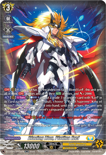 DZ-BT09/SR23EN Blazing Lion, Platina Ezel SR DZBT09