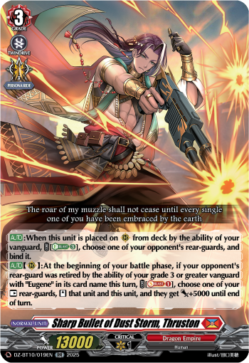 DZ-BT10/019EN Sharp Bullet of Dust Storm, Thruston RR DZBT10