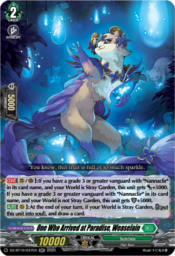 DZ-BT10/037EN One Who Arrived at Paradise, Weaselain RR DZBT10