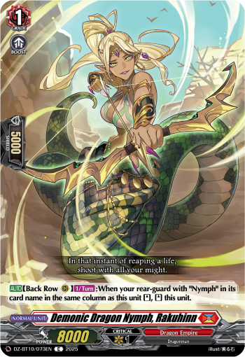 DZ-BT10/073EN Demonic Dragon Nymph, Rakuhinn C DZBT10