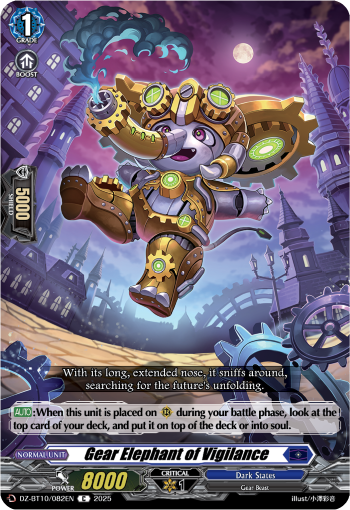 DZ-BT10/082EN Gear Elephant of Vigilance C DZBT10