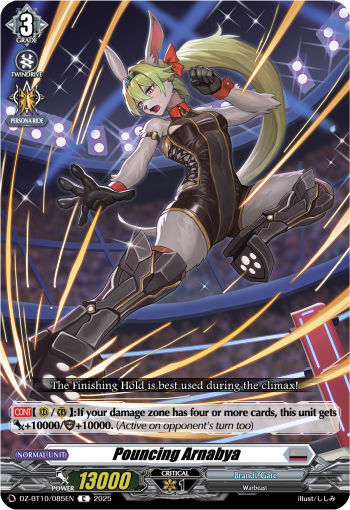 DZ-BT10/085EN Pouncing Arnabya C DZBT10