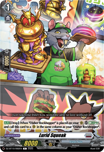 DZ-BT10/092EN Lurid Squeak C DZBT10