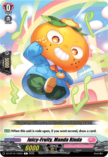 DZ-BT10/120EN Juicy-Fruity, Manda Rinda C DZBT10