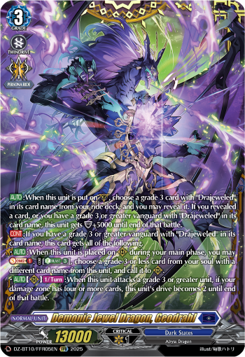 DZ-BT10/FFR05EN Demonic Jewel Dragon, Geodrahl FFR DZBT10