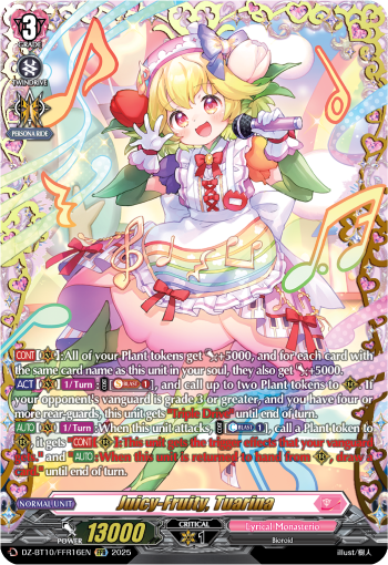 DZ-BT10/FFR16EN Juicy-Fruity, Tuarina FFR DZBT10