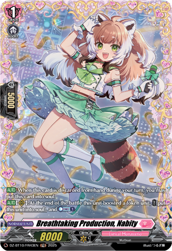 DZ-BT10/FR43EN Breathtaking Production, Nabity FR DZBT10