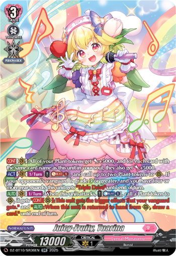 DZ-BT10/SR36EN Juicy-Fruity, Tuarina SR DZBT10