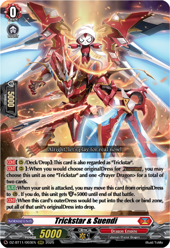 DZ-BT11/003EN Trickstar & Suendi RRR DZBT11