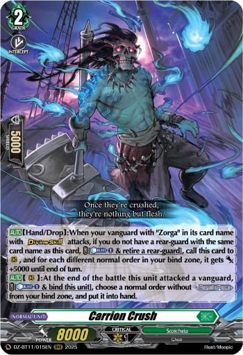 DZ-BT11/015EN Carrion Crush RRR DZBT11
