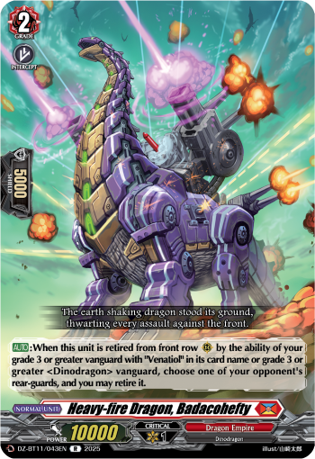 DZ-BT11/043EN Heavy-fire Dragon, Badacohefty R DZBT11
