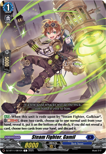 DZ-BT11/081EN Steam Fighter, Gamil C DZBT11