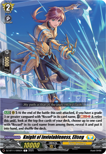 DZ-BT11/095EN Knight of Inviolableness, Eliseg C DZBT11