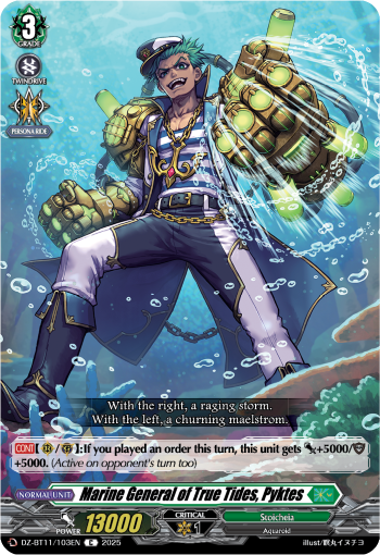 DZ-BT11/103EN Marine General of True Tides, Pyktes C DZBT11