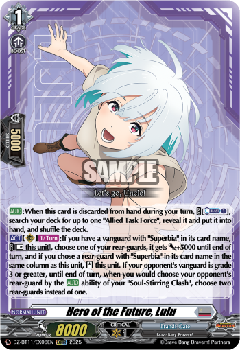 DZ-BT11/EX06EN Hero of the Future, Lulu EXRRR DZBT11