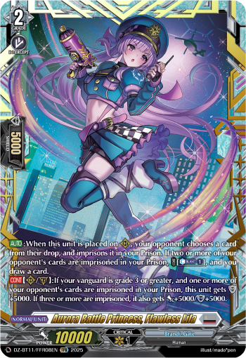 DZ-BT11/FFR08EN Aurora Battle Princess, Flawless Lila FFR DZBT11
