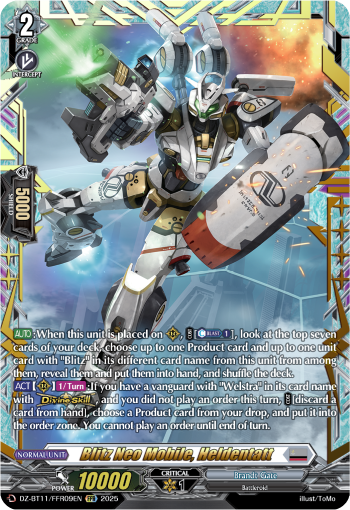 DZ-BT11/FFR09EN Blitz Neo Mobile, Heldentatt FFR DZBT11