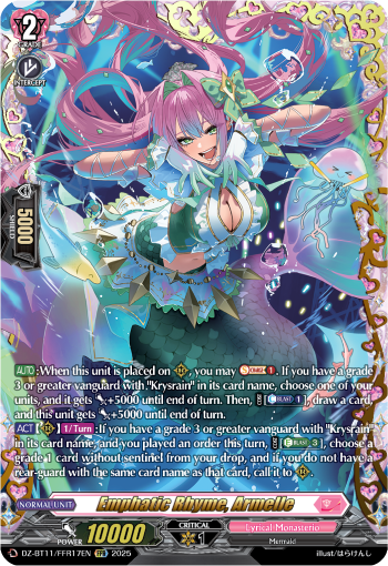 DZ-BT11/FFR17EN Emphatic Rhyme, Armelle FFR DZBT11