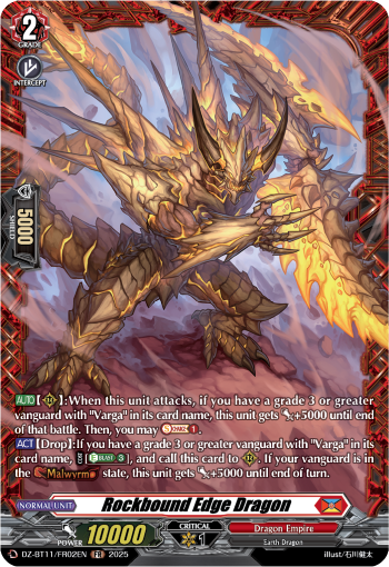 DZ-BT11/FR02EN Rockbound Edge Dragon FR DZBT11