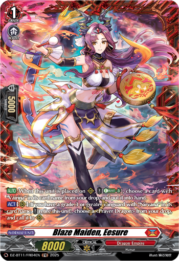 DZ-BT11/FR04EN Blaze Maiden, Eesure FR DZBT11