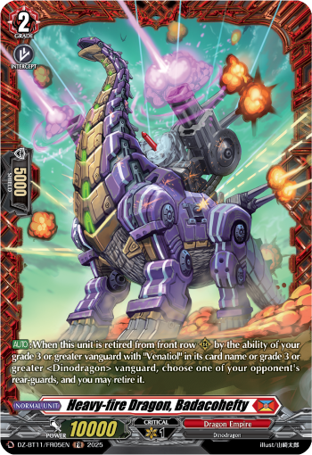 DZ-BT11/FR05EN Heavy-fire Dragon, Badacohefty FR DZBT11
