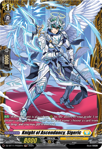 DZ-BT11/FR32EN Knight of Ascendancy, Sigeric FR DZBT11