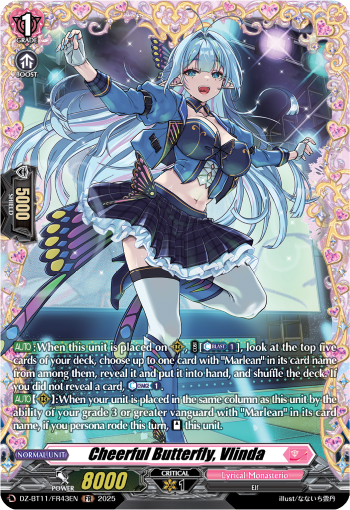 DZ-BT11/FR43EN Cheerful Butterfly, Vlinda FR DZBT11